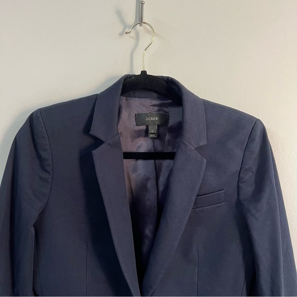 J.Crew Thompson Bi Stretch Navy Blazer Jacket - Picture 4 of 16